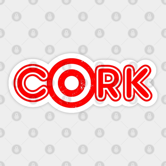 Cork Sticker by Irish Nostalgia